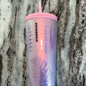 Colorful Matte Iridescent Cold Starbucks Cup (24oz)